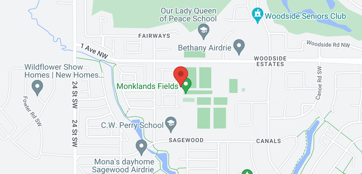 map of 1003 140 Sagewood Boulevard SW